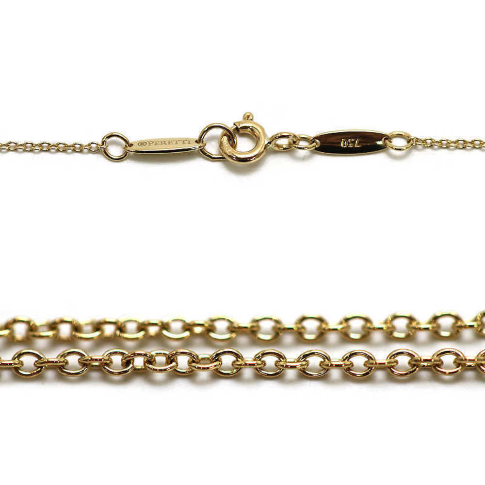 Tiffany Infinity Cross Necklace K18 Gold Elsa Peretti - Picture 6 of 8